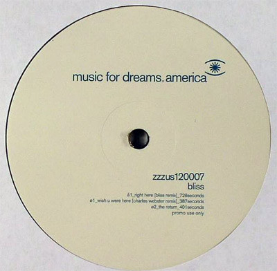 Bliss - Right Here | Music For Dreams America (zzzus120007) - main