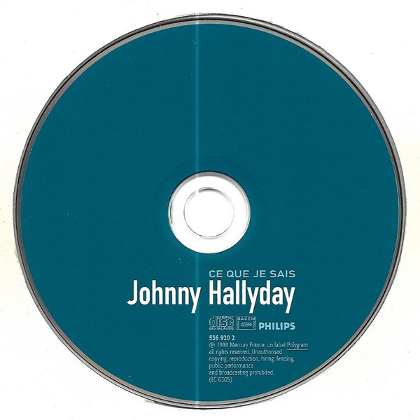 Johnny Hallyday - Ce Que Je Sais | Philips (536 920 2) - 4