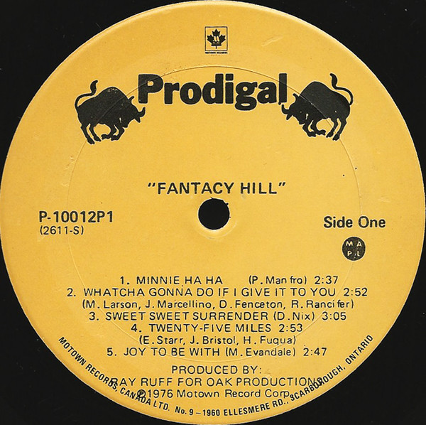 Fantacy Hill - Fantacy Hill [Vinyl] | Prodigal (P-10012-P1) - 3