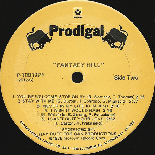 Fantacy Hill - Fantacy Hill [Vinyl] | Prodigal (P-10012-P1) - 4