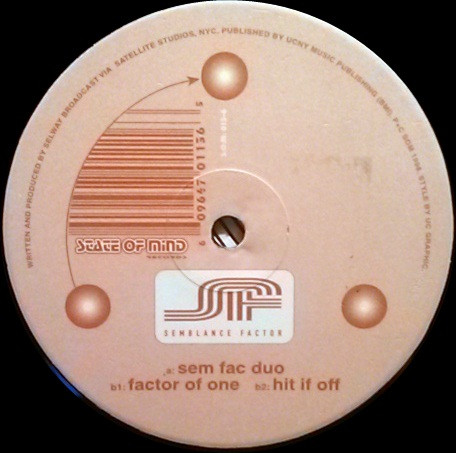 Semblance Factor - Sem Fac Duo | State Of Mind Records (SOM 013-6) - main