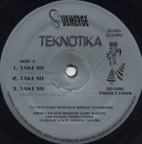 Teknotika - Take Me | Teknotika Records (GG002)