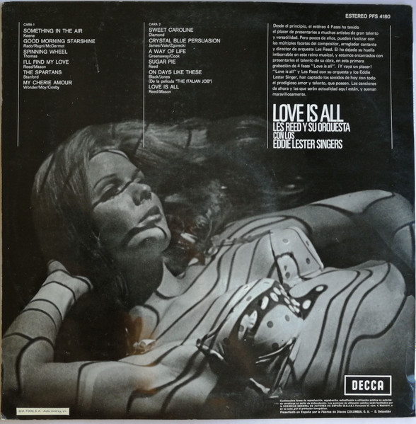 Les Reed And His Orchestra Con The Eddie Lester Singers - Love Is All | Decca (PFS 4180) - 2 Les Reed And His Orchestra Con The Eddie Lester Singers - Love Is All | Decca (PFS 4180) - 2
