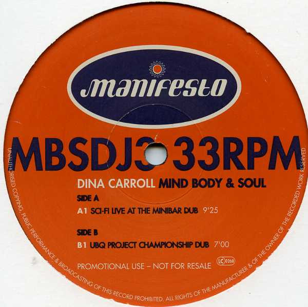 Dina Carroll - Mind, Body & Soul | Manifesto (MBSDJ 3/4) - 2 Dina Carroll - Mind, Body & Soul | Manifesto (MBSDJ 3/4) - 2