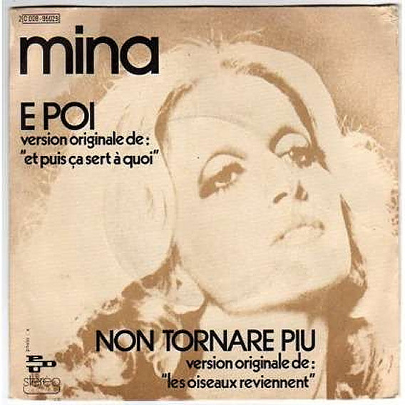 Mina - E Poi | PDU (2C 008 - 95.029) - main