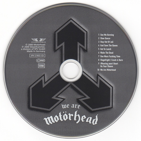 Motörhead - We Are Motörhead | Steamhammer (SPV 21822 CD) - 3