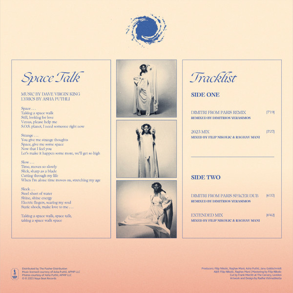 Asha Puthli - Space Talk (With Remixes By Dimitri From Paris) | Naya Beat Records (NAYA-004) - 2 Asha Puthli - Space Talk (With Remixes By Dimitri From Paris) | Naya Beat Records (NAYA-004) - 2