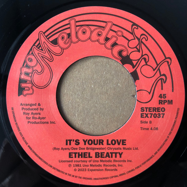 Ethel Beatty - I Know You Care | Expansion (EX7014) - 2