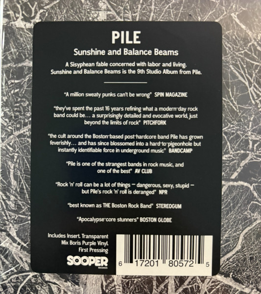 Pile - Sunshine and Balance Beams | Sooper Records (SR062) - 2