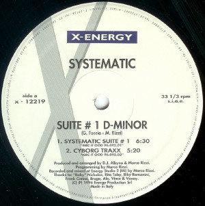 Systematic - Suite #1 D-Minor / Klavier Concert | X-Energy Records (X-12219) - 3 Systematic - Suite #1 D-Minor / Klavier Concert | X-Energy Records (X-12219) - 3