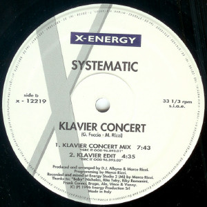 Systematic - Suite #1 D-Minor / Klavier Concert | X-Energy Records (X-12219) - 4 Systematic - Suite #1 D-Minor / Klavier Concert | X-Energy Records (X-12219) - 4