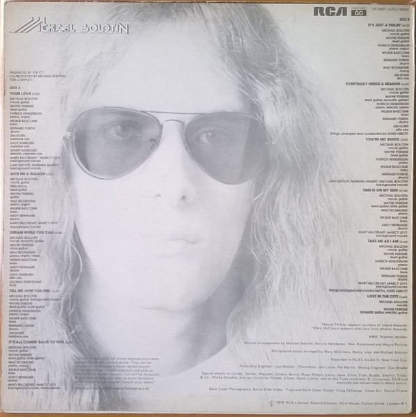 Michael Bolotin - Michael Bolotin | RCA (SF 8451) - 2
