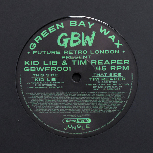 Kid Lib & Tim Reaper - GBWFR001 | Green Bay Wax (GBWFR001)
