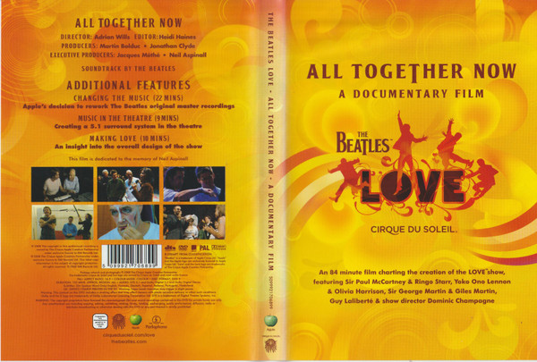 Cirque Du Soleil - The Beatles Love: All Together Now - A Documentary Film | Apple Records (5099921706899) - 2