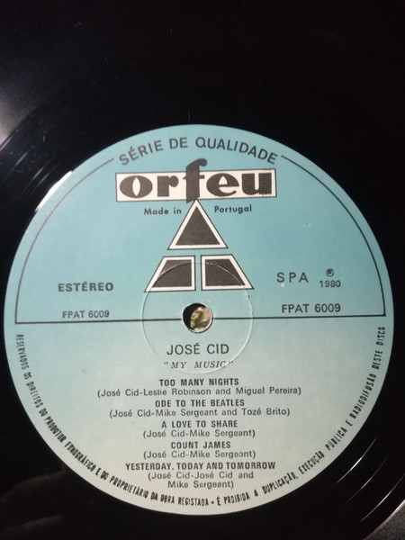 José Cid - My Music | Orfeu (6009) - 4
