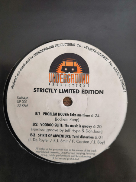 Various - Strictly Limited Edition | Underground Production (UP001)