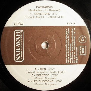 Catharsis - Catharsis | Saravah (SH 10035) - 3