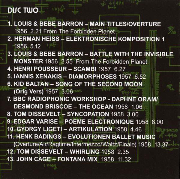 Various - Forbidden Planets (Music From The Pioneers Of Electronic Sound) | Chrome Dreams (CDCD5033) - 4 Various - Forbidden Planets (Music From The Pioneers Of Electronic Sound) | Chrome Dreams (CDCD5033) - 4