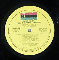 Esther Phillips W/ Joe Beck - What A Diff'rence A Day Makes | Kudu (GP 3029) - 3