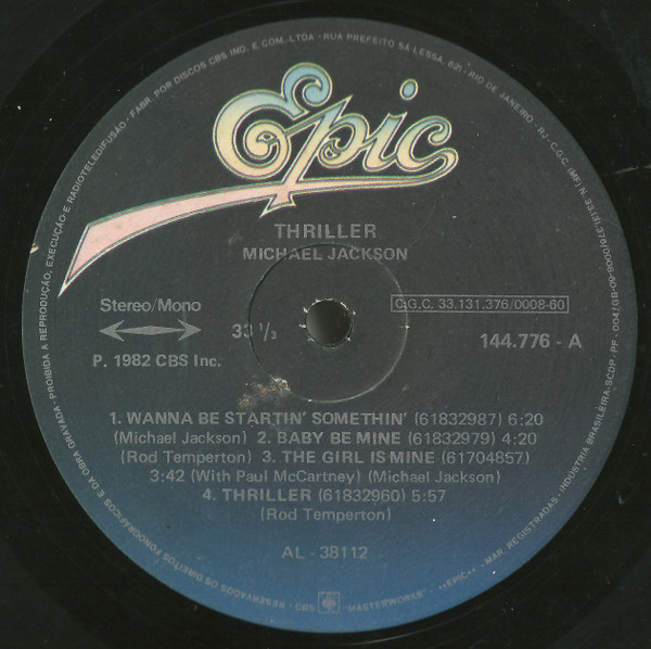 Michael Jackson - Thriller | Epic (144776) - 3 Michael Jackson - Thriller | Epic (144776) - 3