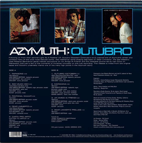 Azymuth - Outubro | Far Out Recordings (FARO190LPX) - 3