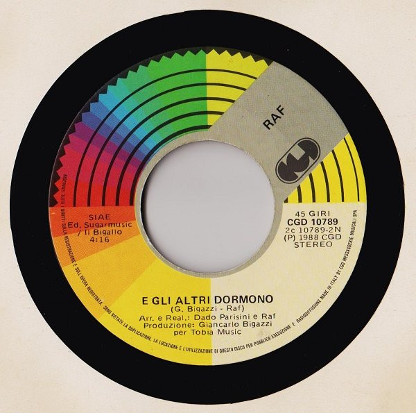 RAF - Inevitabile Follia | CGD (CGD 10789) - 4