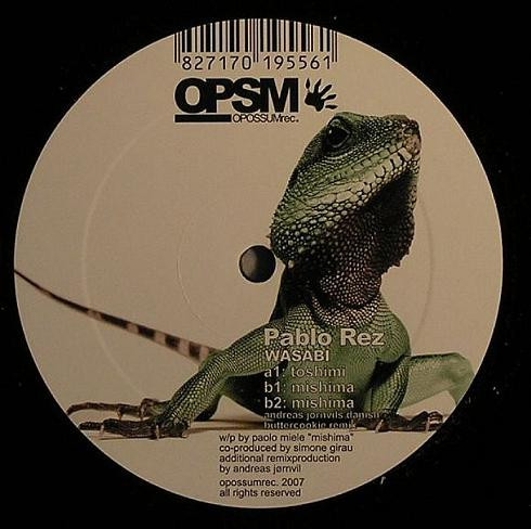 Pablo Rez - Wasabi | Opossum Recordings (OPSM011) - 2