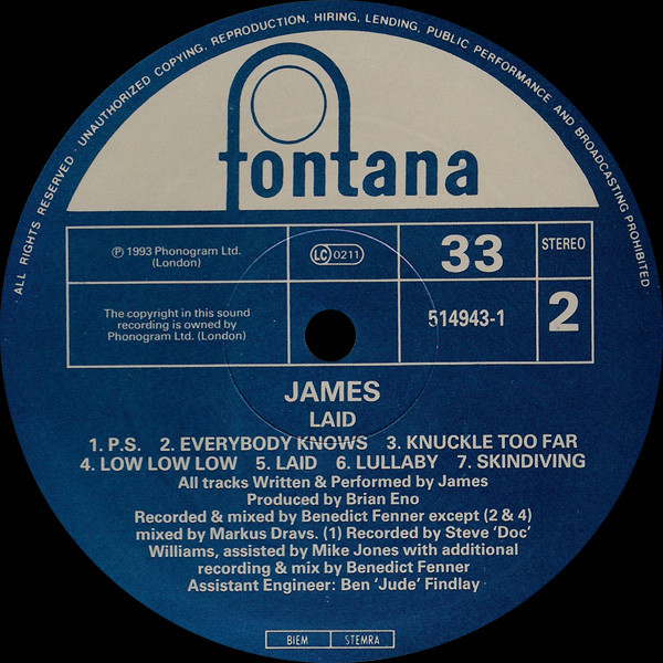 James - Laid | Fontana (514943-1) - 4