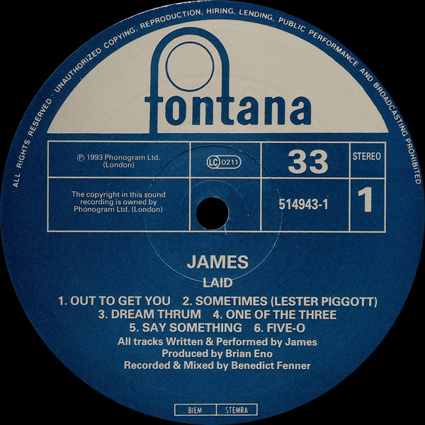 James - Laid | Fontana (514943-1) - 3