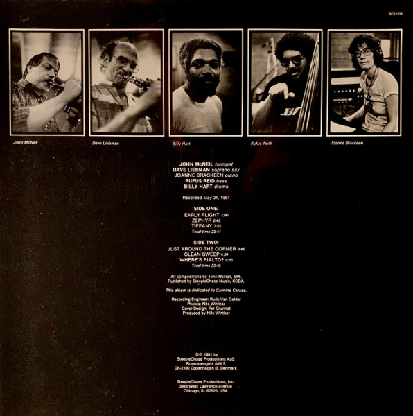 John McNeil Quintet - Clean Sweep | SteepleChase (SCS-1154) - 2