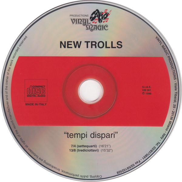 New Trolls - Tempi Dispari | Vinyl Magic (V.M 061) - 3 New Trolls - Tempi Dispari | Vinyl Magic (V.M 061) - 3