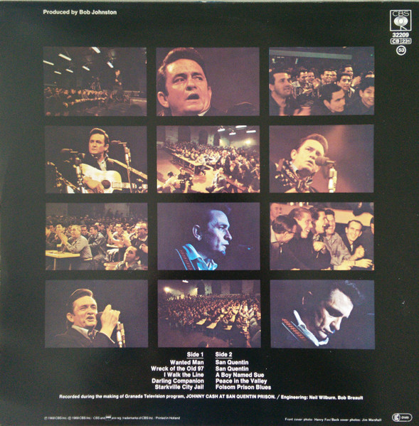 Johnny Cash - Johnny Cash At San Quentin | CBS (CBS 32209) - 2
