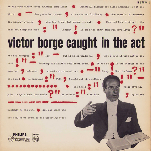 Victor Borge - Caught In The Act | Philips (B 07134 L)