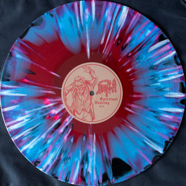 Death - Spiritual Healing (Deluxe Limited Edition - White, Hot Pink And Cyan Blue Splatter Vinyl) [Vinyl] | Relapse Records (RR7194) - 4