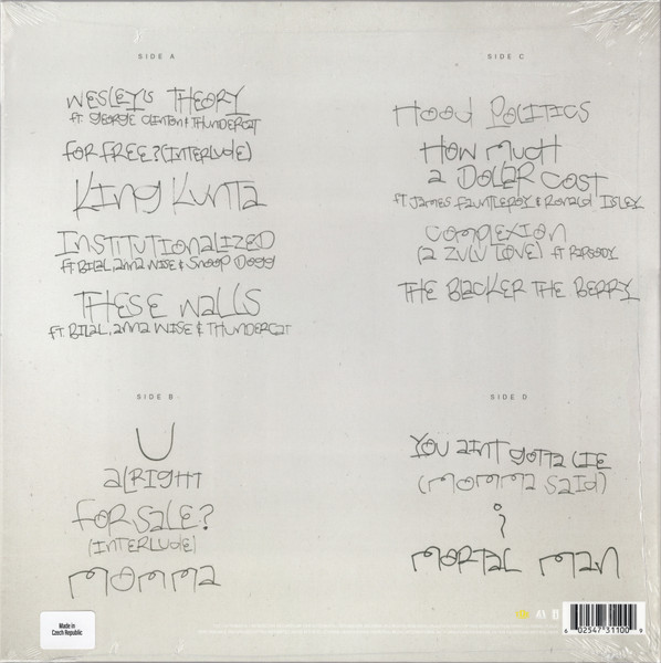 Kendrick Lamar - To Pimp A Butterfly | Top Dawg Entertainment (0602547311009) - 2 Kendrick Lamar - To Pimp A Butterfly | Top Dawg Entertainment (0602547311009) - 2