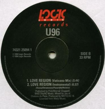 U96 - Love Religion | Logic Records (74321 25094 1) - 2