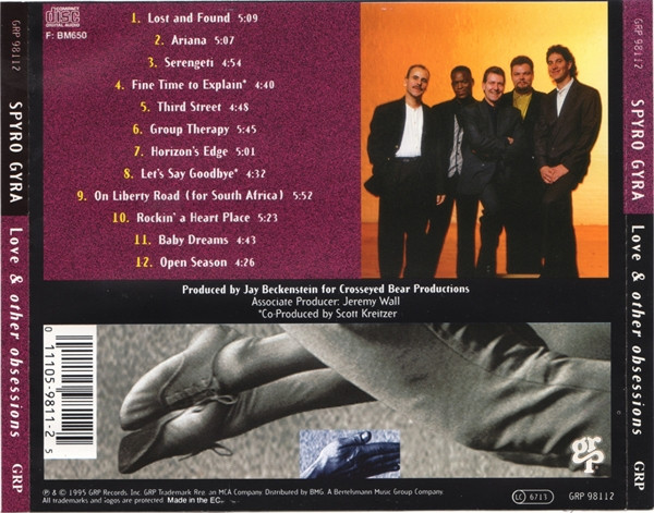 Spyro Gyra - Love & Other Obsessions | GRP (GRP 98112) - 2