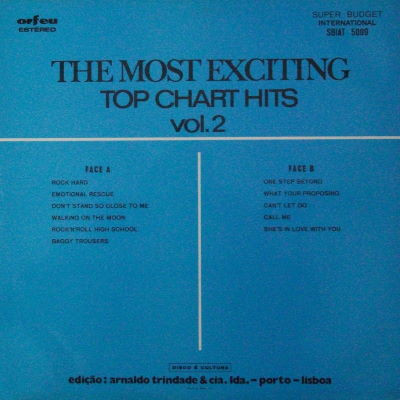 Unknown Artist - The Most Exciting Top Chart Hits Vol. 2 | Orfeu (SBIAT 5009) - 2