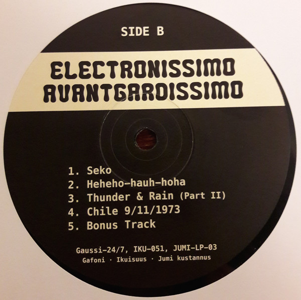 Matti Karjalainen & Unto Laine - Electronissimo Avantgardissimo | Gafoni (Gaussi-24/7) - 3