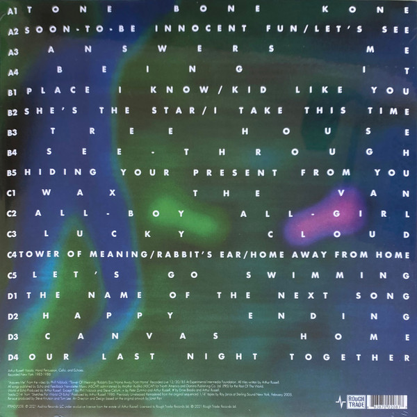 Arthur Russell - World Of Echo | Rough Trade (RTRADLP208) - 2 Arthur Russell - World Of Echo | Rough Trade (RTRADLP208) - 2