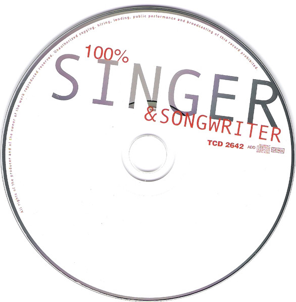 Various - 100% Singer & Songwriter | TCD (TCD 2642) - 3