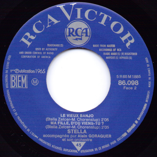 Stella - Adieu Micro, Bonjour Sillon | RCA Victor (86.098) - 4 Stella - Adieu Micro, Bonjour Sillon | RCA Victor (86.098) - 4