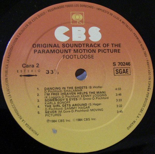 Various - Footloose (Original Motion Picture Soundtrack) | CBS (S 70246) - 4