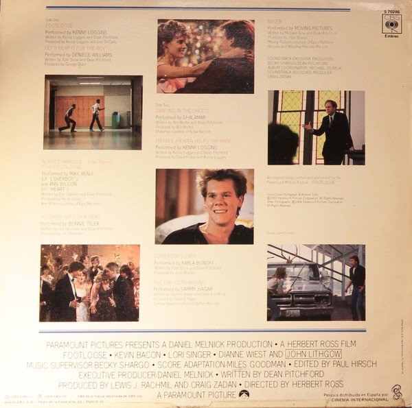 Various - Footloose (Original Motion Picture Soundtrack) | CBS (S 70246) - 2
