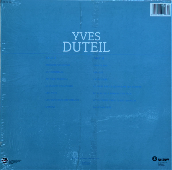 Yves Duteil - Profil Vol. 1 | Audiogram (AD 10 021) - 2 Yves Duteil - Profil Vol. 1 | Audiogram (AD 10 021) - 2