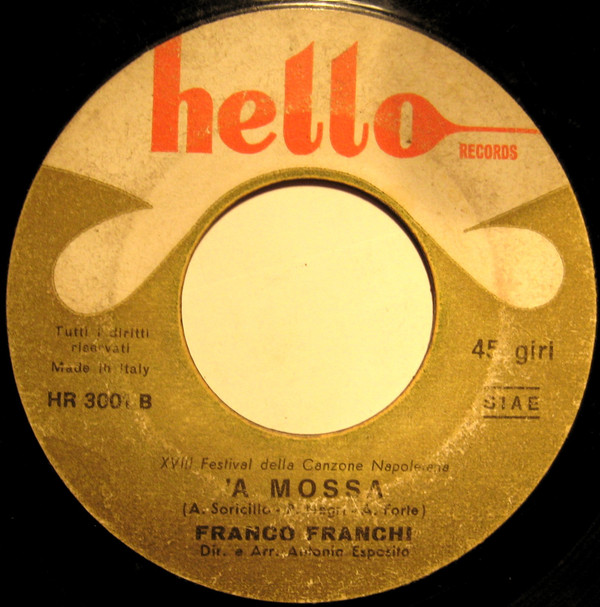 Franco Franchi - 'O Divorzio | Hello Records (HR 3001) - 2