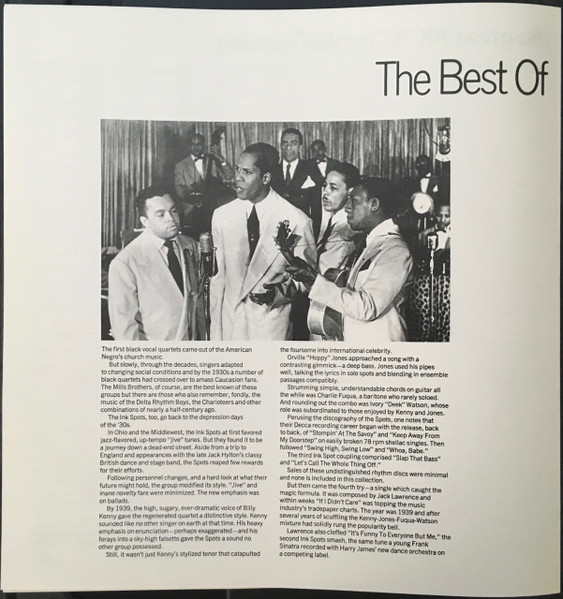 The Ink Spots - The Best Of The Ink Spots | MCA Records (MCA 2-4005) - 3