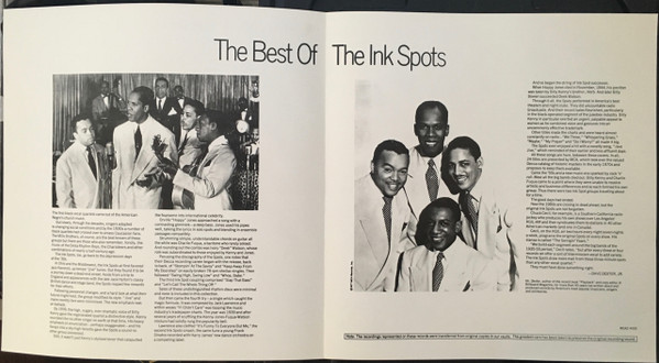 The Ink Spots - The Best Of The Ink Spots | MCA Records (MCA 2-4005) - 2