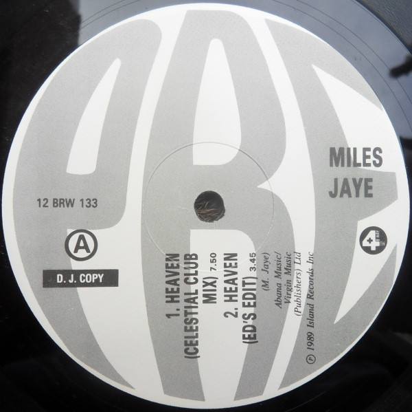 Miles Jaye - Heaven | 4th & Broadway (12 BRW 133) - 2