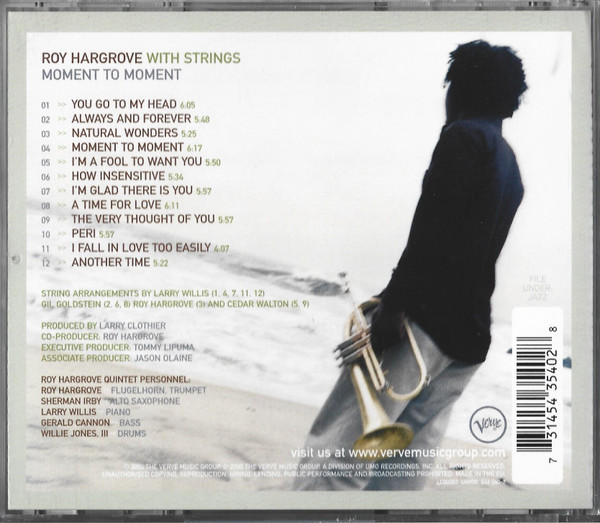 Roy Hargrove - Roy Hargrove With Strings: Moment To Moment | Verve Records (543 540-2) - 2